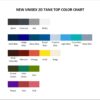 tank top color chart - Gurren Lagann Merch