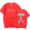 Anime Tengen Toppa Gurren Lagann T shirt Men Cotton Cozy Short Sleeve T shirts Harajuku Streetwear 4 - Gurren Lagann Merch