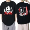 Men T Shirt Row Fight The Power Anime Tengen Toppa Gurren Lagann T shirt Short Sleeve - Gurren Lagann Merch