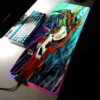 Tengen Toppa Gurren Lagann Gamer Soft RGB Mousepad XXL Locking Edge Large Mouse Pad With LED 3 - Gurren Lagann Merch