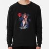 ssrcolightweight sweatshirtmensblack lightweight raglan sweatshirtfrontsquare productx1000 bgf8f8f8 9 - Gurren Lagann Merch