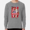 ssrcolightweight sweatshirtmensheather grey lightweight raglan sweatshirtfrontsquare productx1000 bgf8f8f8 - Gurren Lagann Merch