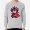 ssrcolightweight sweatshirtmensheather greyfrontsquare productx1000 bgf8f8f8 28 - Gurren Lagann Merch