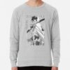 ssrcolightweight sweatshirtmensheather greyfrontsquare productx1000 bgf8f8f8 42 - Gurren Lagann Merch