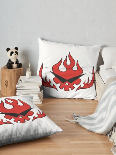 Gurren Lagann Logo Throw Pillow - Gurren Lagann Merch