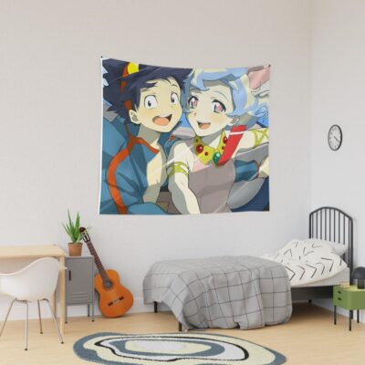 Gurren Lagann Nia Teppelin Simon Tapestry - Gurren Lagann Merch