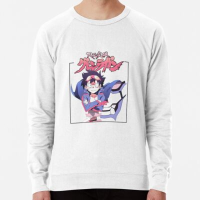 Simon Tengen Toppa Gurren Lagann Vaporwave Anime Sweatshirt - Gurren Lagann Merch