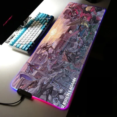 Unique Tengen Toppa Gurren Lagann RGB Mousepad - Gurren Lagann Merch