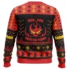 RowRow Fight The Power TTGL Ugly Christmas Sweater BACK mockup - Gurren Lagann Merch